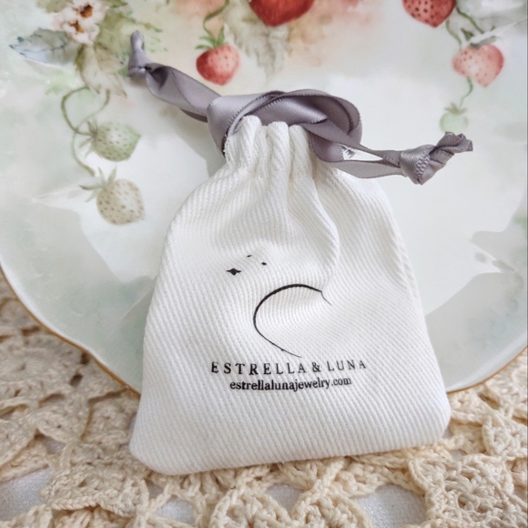 Boho Clear Crystal 22KGP Spike Necklace - Picture 6 of 15